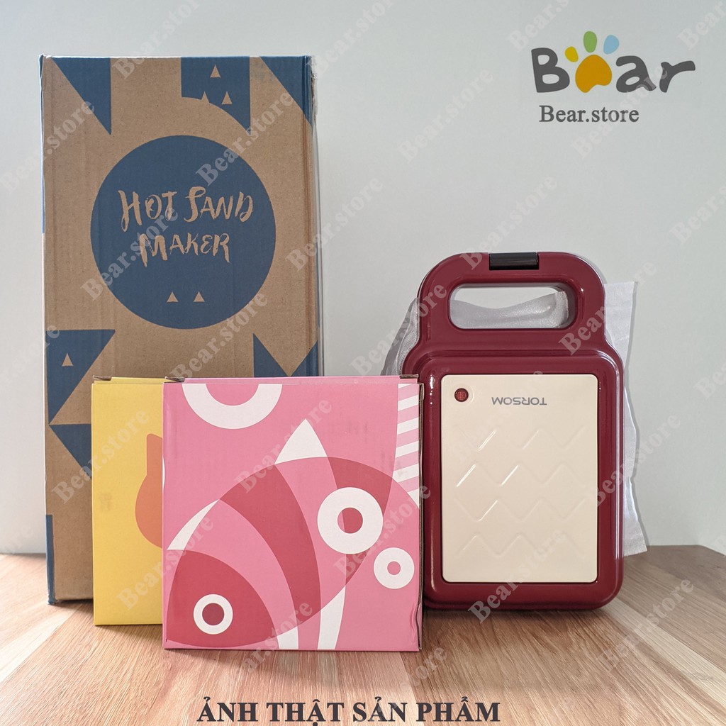 Máy Kẹp Nướng Bánh Mì TORSOM FULL 4 KHUÔN