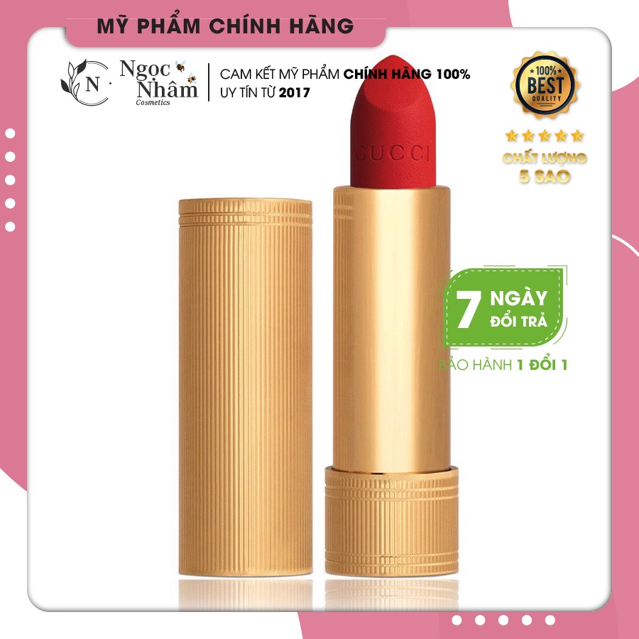 [ Full màu] Son Lì Gucci Matte Rouge À Lèvres 2021 chính hãng | BigBuy360 - bigbuy360.vn