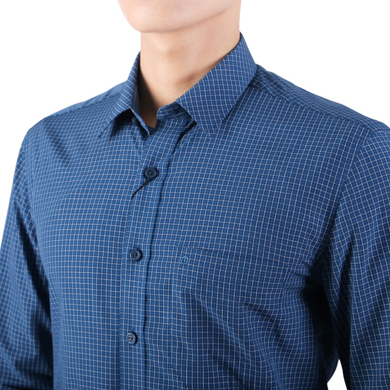 Áo sơ mi Dài tay Owen Bamboo Regular Fit màu Xanh - AR22743DT