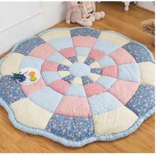 Thảm quilt hình tròn chần bông đường kính 150cm