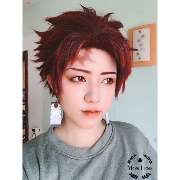 Demon Contact Lens - Kính áp tròng cosplay nhiều màu đủ độ cận 0-8 lệch màu lệch độ