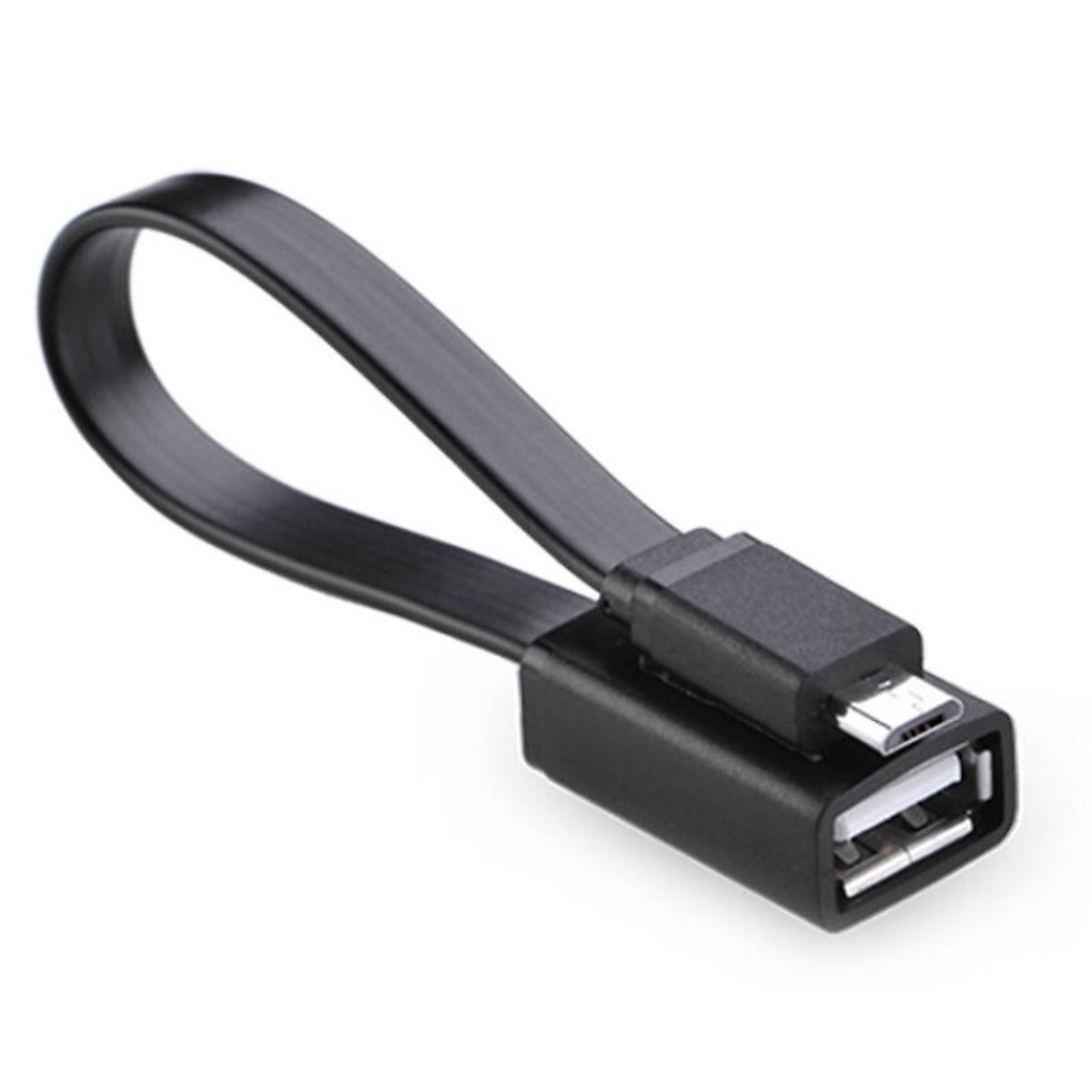 Cáp OTG Micro USB 2.0 chính hãng Ugreen UG-10821 cao cấp màu đen_Bảo hành 18 tháng