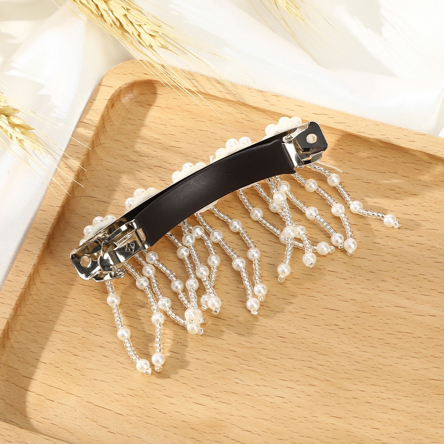 Kẹp Tóc Đính Ngọc Trai Giả Toàn Diện Phong Cách Hàn Quốc