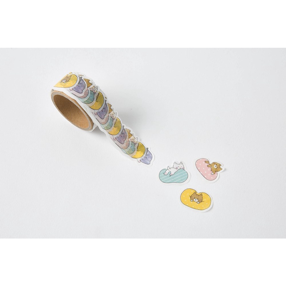 Cuộn Băng Dán Trang Trí Sticker ARTBOX Hàn Quốc Hình Những Chú Mèo