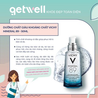 Dưỡng chất giàu khoáng chất Mineral 89 Vichy Mineral 89 50ml