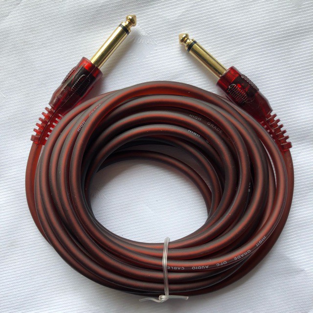 Combo 2 dây 2 đầu 6ly 1m nâu