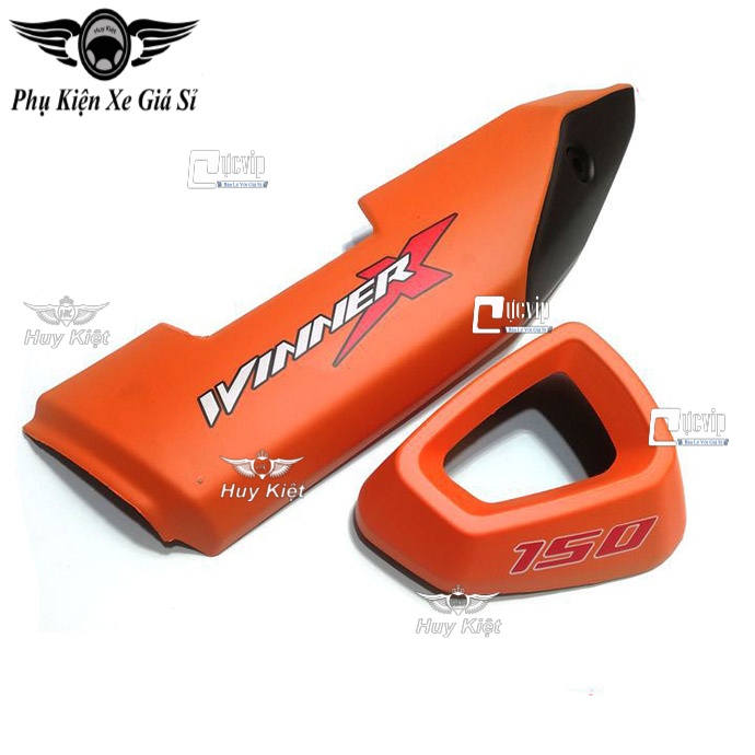[Rẻ Vô Địch] Combo Ốp Che Pô Và Chụp Đích Pô Xe Winner X Sơn Kiểu Mẫu Đẹp 6089