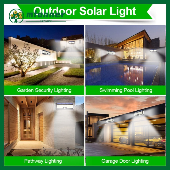 Đèn Led Chiếu Sáng Ngoài Trời Sử Dụng Năng Lượng Mặt Trời Chống Thấm Nước