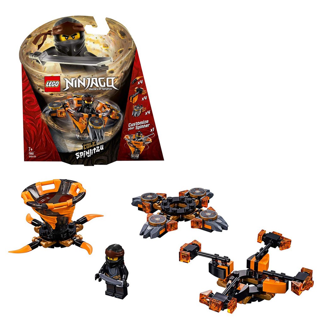 LEGO NINJAGO CHÍNH HÃNG - CON QUAY LỐC XOÁY ĐẤT - NHÂN VẬT COLE VỚI 117 CHI TIẾT.