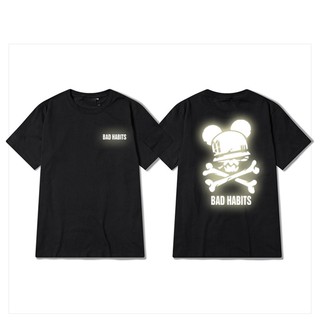 Áo Thun Phản Quang Bad Habbit Cotton 75%, Áo Thun Form Rộng Unisex, Áo Thun Nam Nữ Đẹp [HÀNG CHẤT LƯỢNG]