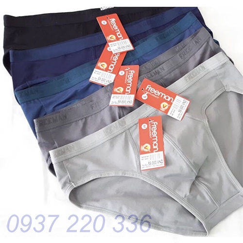 Freeship_ Quần sịp nam lưng nhỏ thun lạnh siêu mát - Spandex Casual Freeman 6042