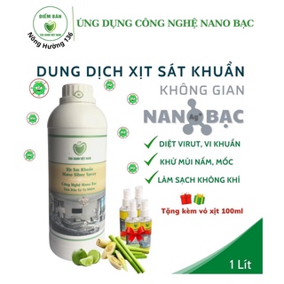 [Tiết kiệm] Can 1L dung dịch sát khuẩn Nano bạc