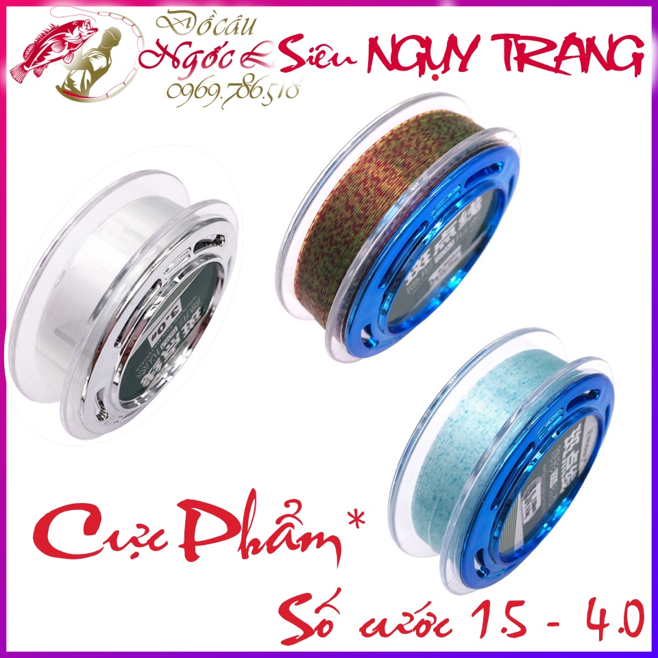 Cước câu cá NGỤY TRANG Tuyệt Phẩm - CARBON 50m - Câu tay, câu máy, câu đơn, câu đài, lăng-xê, lục, lure...