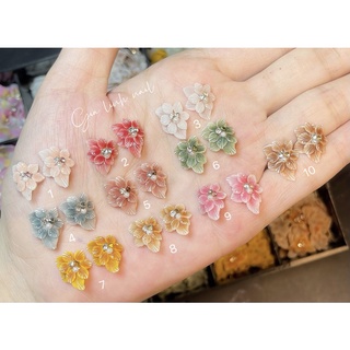 Hoa bột nail hoa tròn