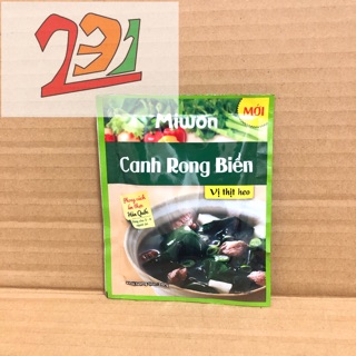 Túi Bột Nấu Canh Rong Biển Thịt Heo Miwon 20g