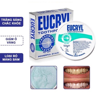 Bột Trắng Răng Eucryl Giúp Răng Trắng Sáng 50g