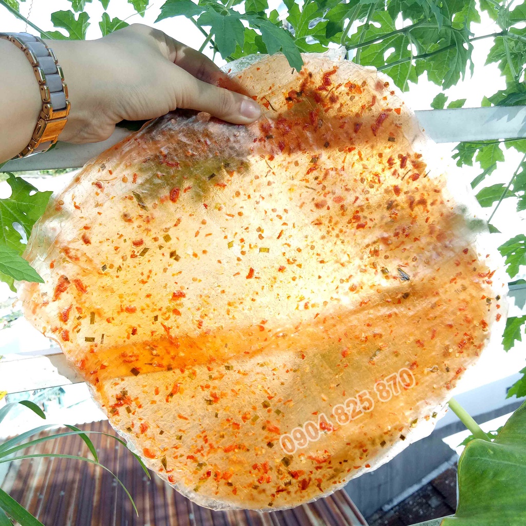 BÁNH TRÁNG DẺO TÔM PHƠI SƯƠNG LOẠI NGON 0.5KG