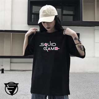 Áo Thun Squid Game Unisex Basic Tee phông trơn nam nữ