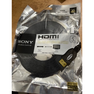 Dây Cáp Hdmi Sony 5m dẹt màu đen