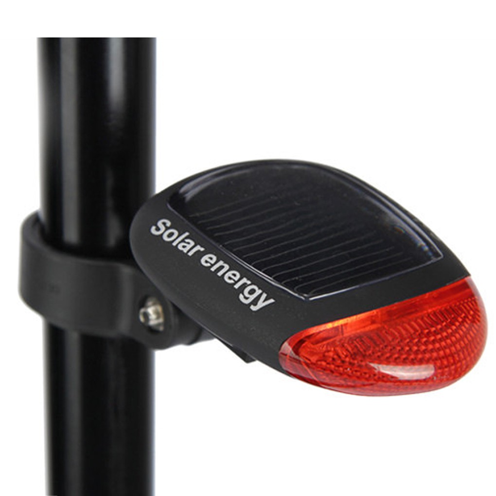 Đèn LED 2 bóng sử dụng năng lượng mặt trời cho xe đạp