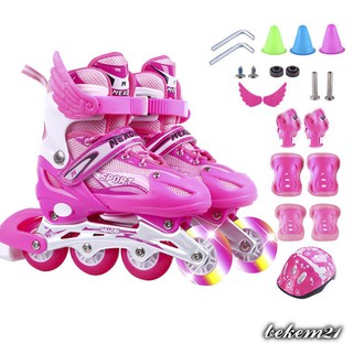 [Hàng có sẵn]Giày patin trượt Sport cao cấp dành cho con nít người lớn sở hữu thể điều chỉnh to nhỏ cái mới 2020