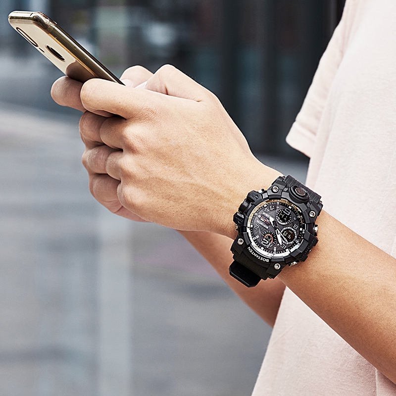 BOSTANTEN Đồng Hồ Kỹ Thuật Số Chống Thấm Nước Phong Cách Cá Tính Cho Nam | BigBuy360 - bigbuy360.vn