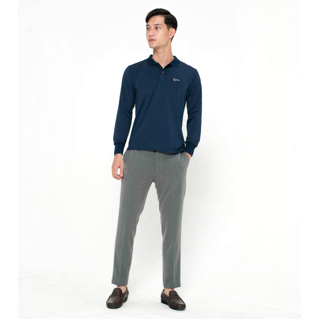 áo thun nam dài tay , áo thun dài tay thu đông cổ bẻ vải cotton hơi co dãn dày dặn nhiều màu | BigBuy360 - bigbuy360.vn