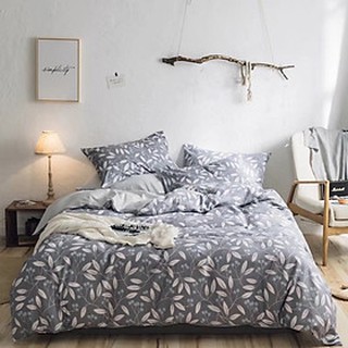 Bộ Ga Gối Poly Beo Hồng Bộ Drap giường Ga trải giường