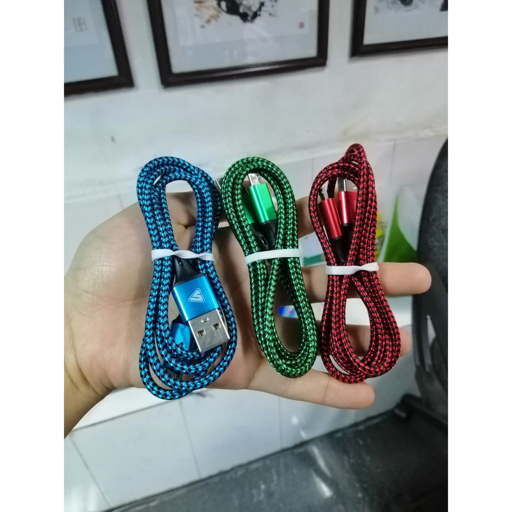 Cáp sạc iPhone và Android SENYOO có ĐÈN BÁO, cáp sạc nhanh 2.1A, Cáp truyền dữ liệu, Dài 1 mét -Bảo hành 3 tháng