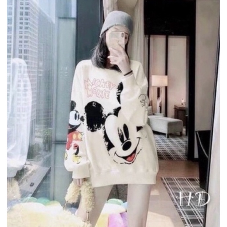 [ Hàng Chuẩn ] Áo Nỉ Sweater form rộng dài tay freesize 40kg_65kg hot hít đẹp xuất sắc ( kèm ảnh thật)