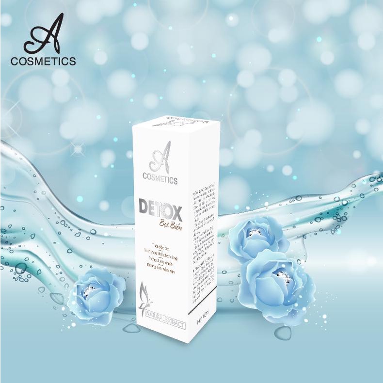 Detox bọt biển A cosmetics Phương Anh date mới chai 80ml mặt nạ sủi bọt