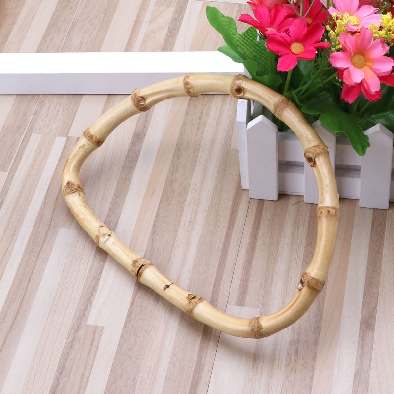 Tay Cầm Bằng Tre Hình Chữ D Thời Trang Thay Thế Cho Túi Xách