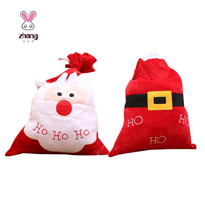 Large Santa Gift Bag Backpack Christmas Home Big Bunch White