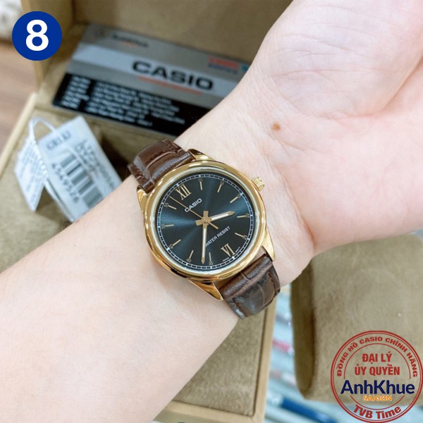 Đồng hồ nữ dây da Casio Standard chính hãng Anh Khuê LTP-V005 Series | BigBuy360 - bigbuy360.vn