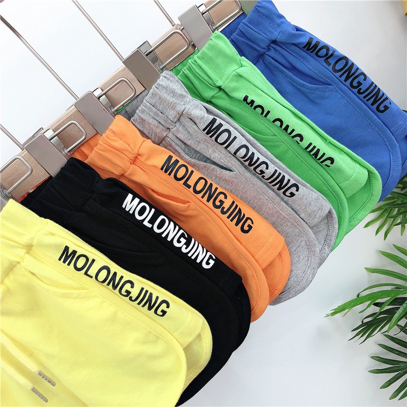 Quần Đùi Cotton 6 Màu Chất Liệu Mềm Mịn Cho Bé Trai Và Bé Gái Từ 8Kg Đến 28Kg - Sâu shop
