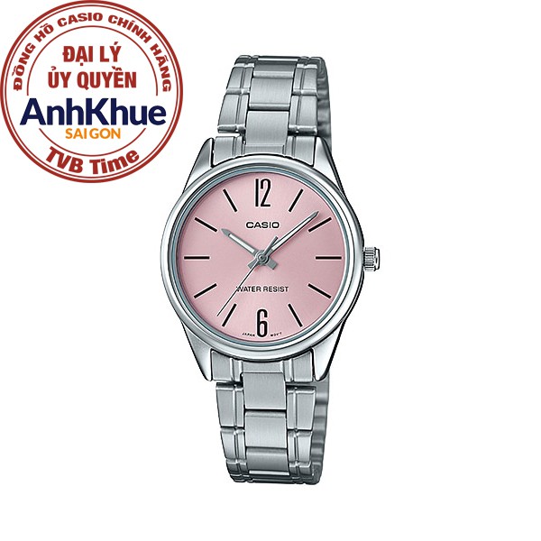 Đồng hồ nữ dây kim loại Casio chính hãng Anh Khuê LTP-V005D-4BUDF (28mm)