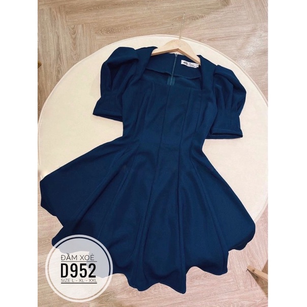 BIGSIZE NHUNG LÊ Đầm xoè D952