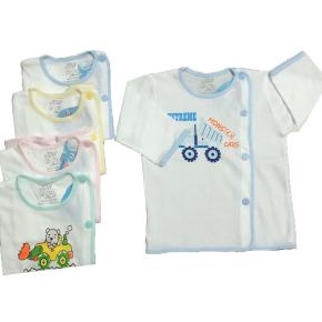 Áo Sơ Sinh Tay Dài Jou Trắng Cao Cấp 100% Cotton Mềm,Mịn-CHÍNH HÃNG-Quần Áo Trẻ Em Sơ Sinh 0 12 Tháng 5.0