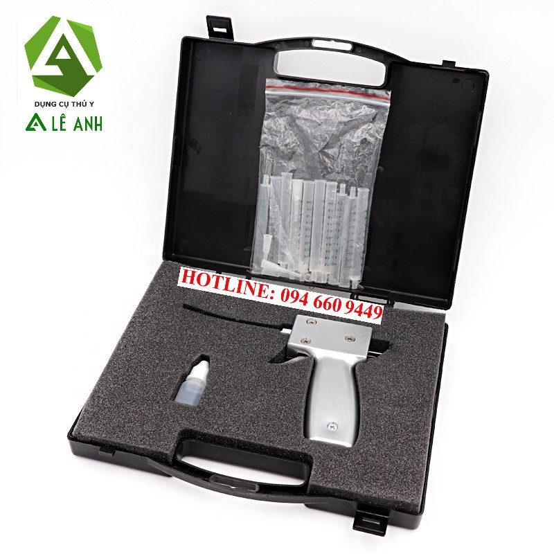 Súng phối tinh cho gà 2cc, súng bắn tinh cho gà 2ml