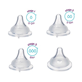 Combo 2 bình sữa B.Box PPSU 180ml + 240ml + set núm ti