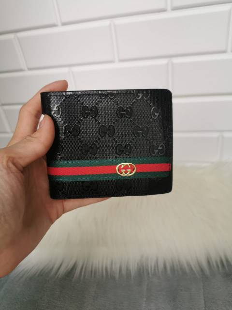 Ví Gập Gucci Họa Tiết Dập Nổi Thời Trang Cho Nam