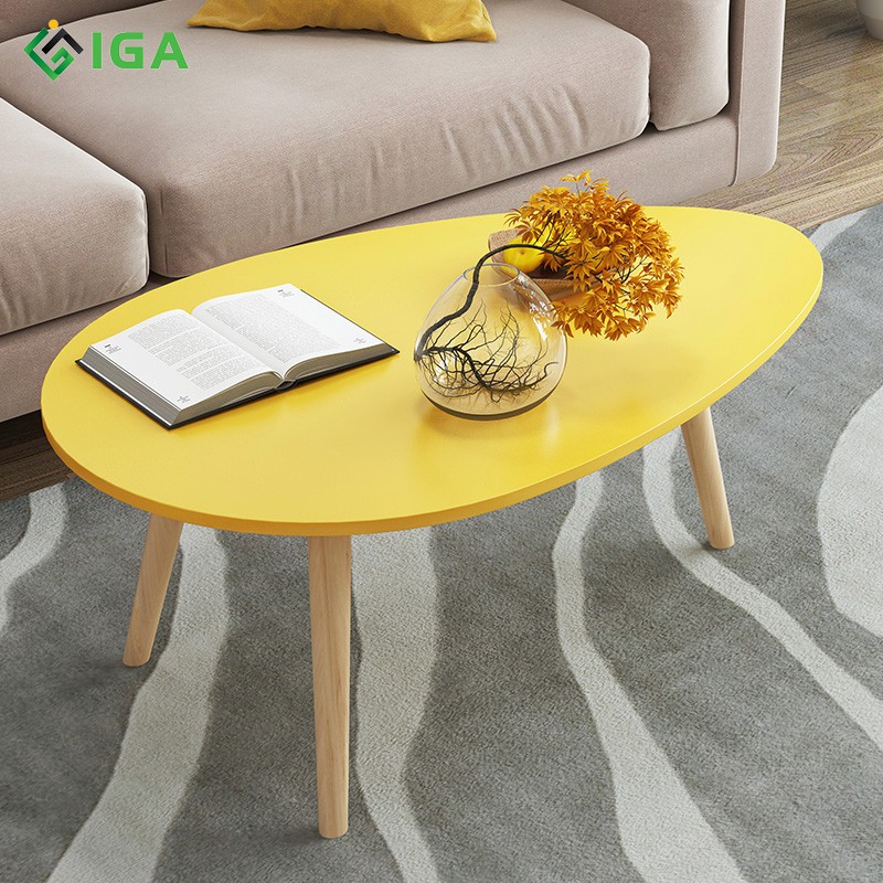 Bàn Trà Sofa Chân Gỗ Sồi Cao Cấp Thương Hiệu IGA GP55