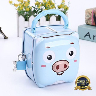 Ống heo tiết kiệm cho bé bằng sắt. XẢ KHO