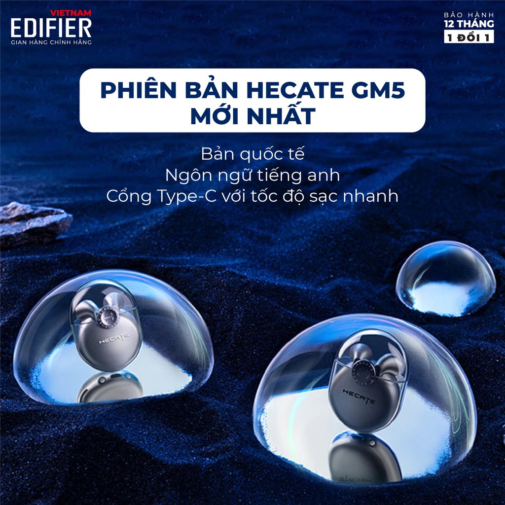 Tai nghe bluetooth 5.2 gaming EDIFIER HECATE GM5 40 giờ phát nhạc Khử tiếng ồn Hàng chính hãng Bảo hành 12 tháng 1 đổi 1 | BigBuy360 - bigbuy360.vn