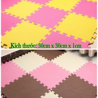 Thảm lót sàn màu sắc 30*30*1cm