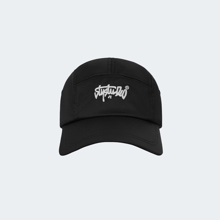 Nón vải dù SLY Camp Solid màu đen