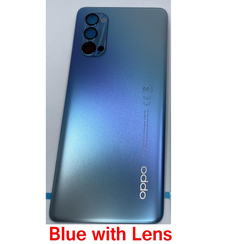 Ốp Điện Thoại Có Nắp Đậy Bảo Vệ Ống Kính Máy Ảnh + Miếng Dán Cho Oppo Reno 4 Pro 5G