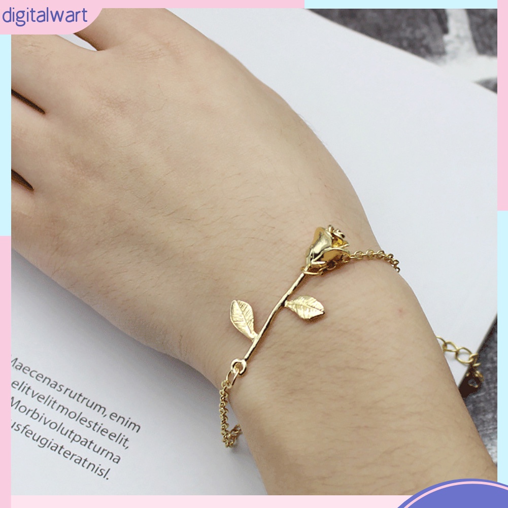 Vòng Đeo Tay Kiểu Dáng Hoa Hồng Thời Trang Phong Cách Cho Nữ