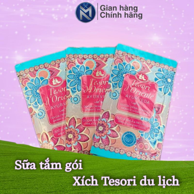 Gói sữa tắm Tesori O'drient hương Hoa sen_ cấu trúc 03 tầng hương thơm | WebRaoVat - webraovat.net.vn