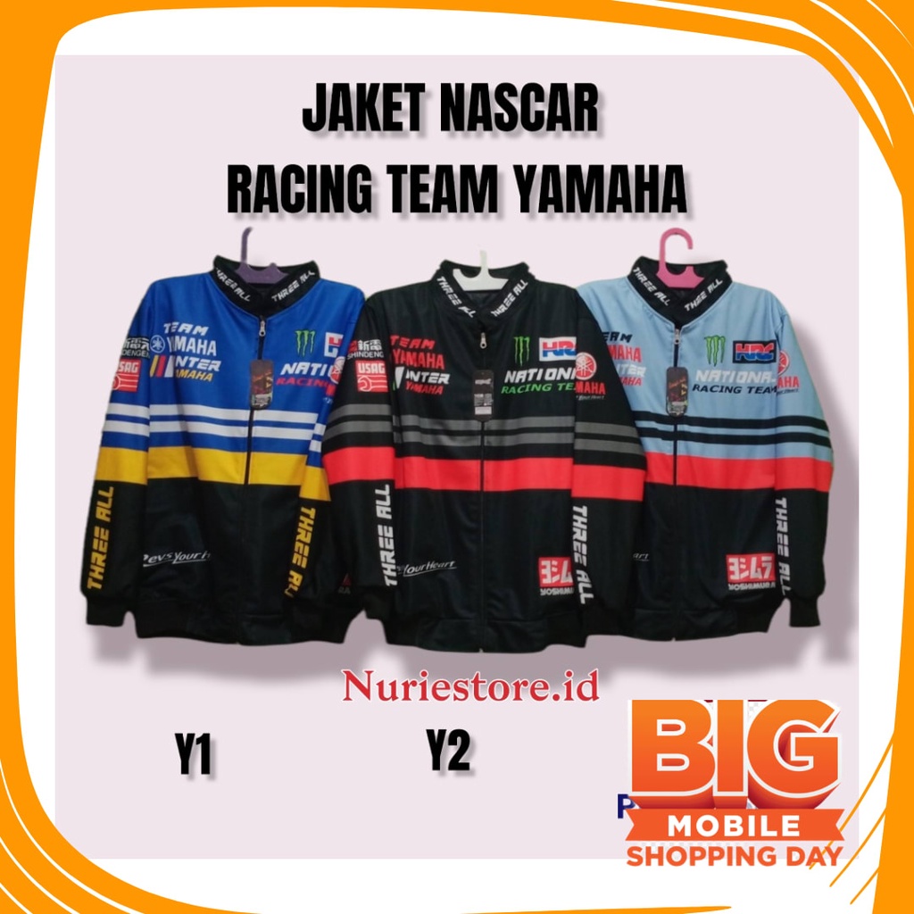 Áo Khoác BOMBER Thêu Họa Tiết Nghệ Thuật Đua Xe YAMAHA / TEAM HONDA / TEAM SUZUKI